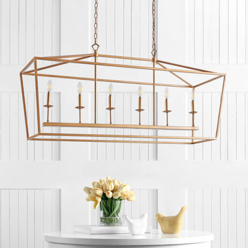 Pagoda Lantern Metal LED Pendant